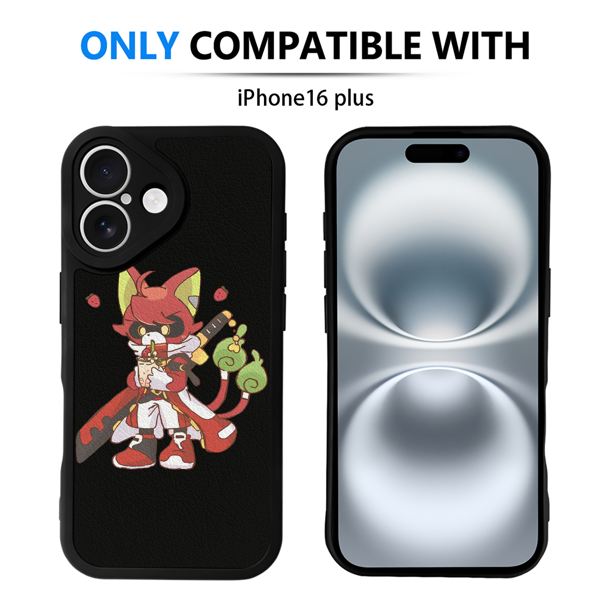 （画像用） 妖怪ウォッチ Yo-kai Watch 【iPhone 16シリーズ対応】シリコンスマホケース（レザー調） 材質：シリコン